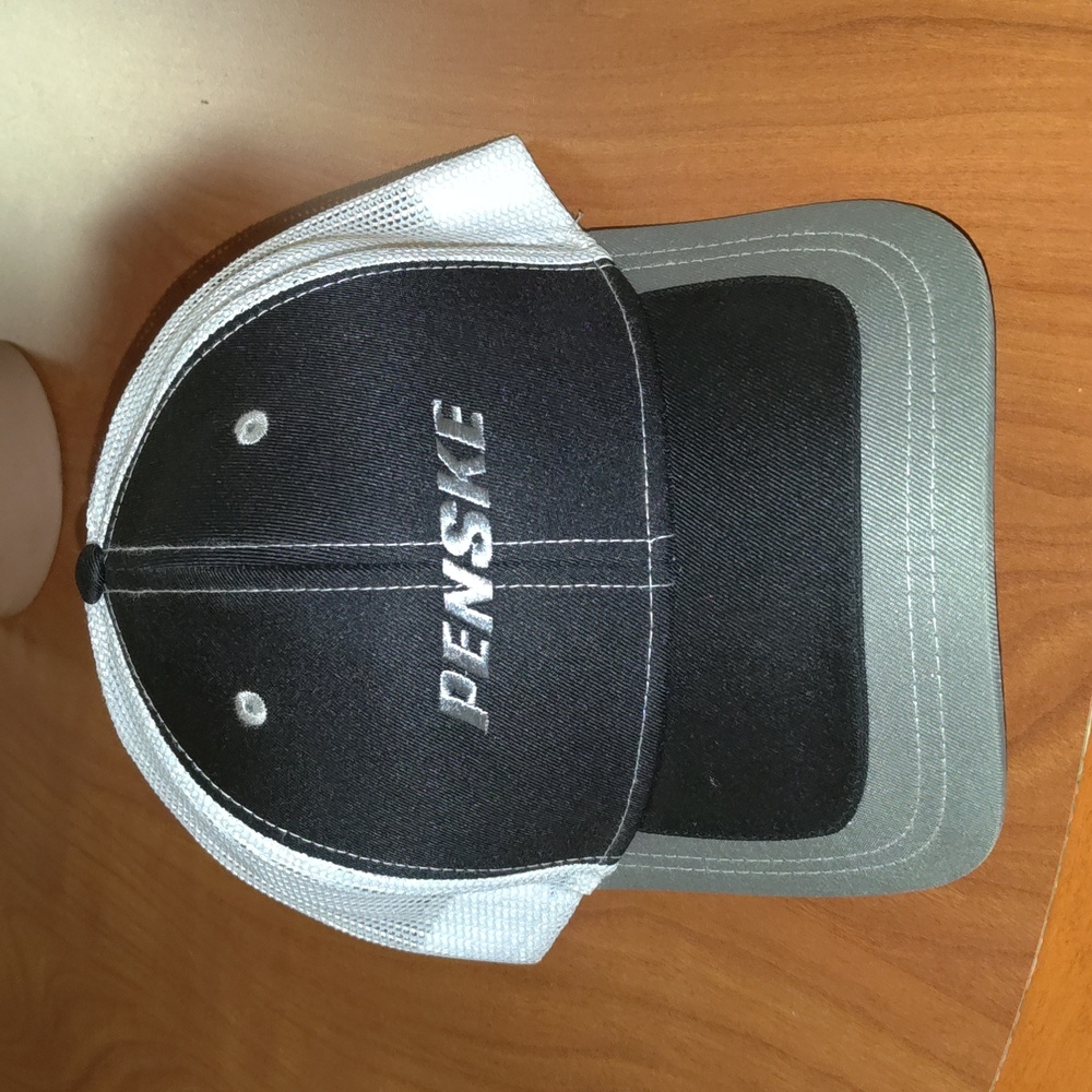 Penske Embroidered Trucker Mesh Strap-on Cap Hat